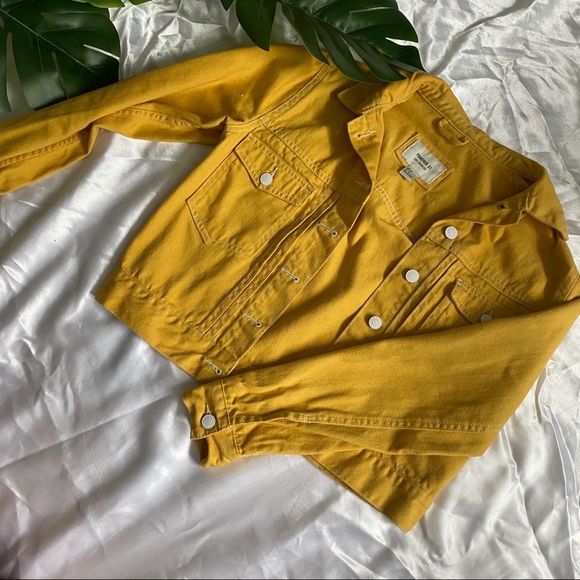 Forever 21 Jackets & Blazers - Yellow Denim Jacket